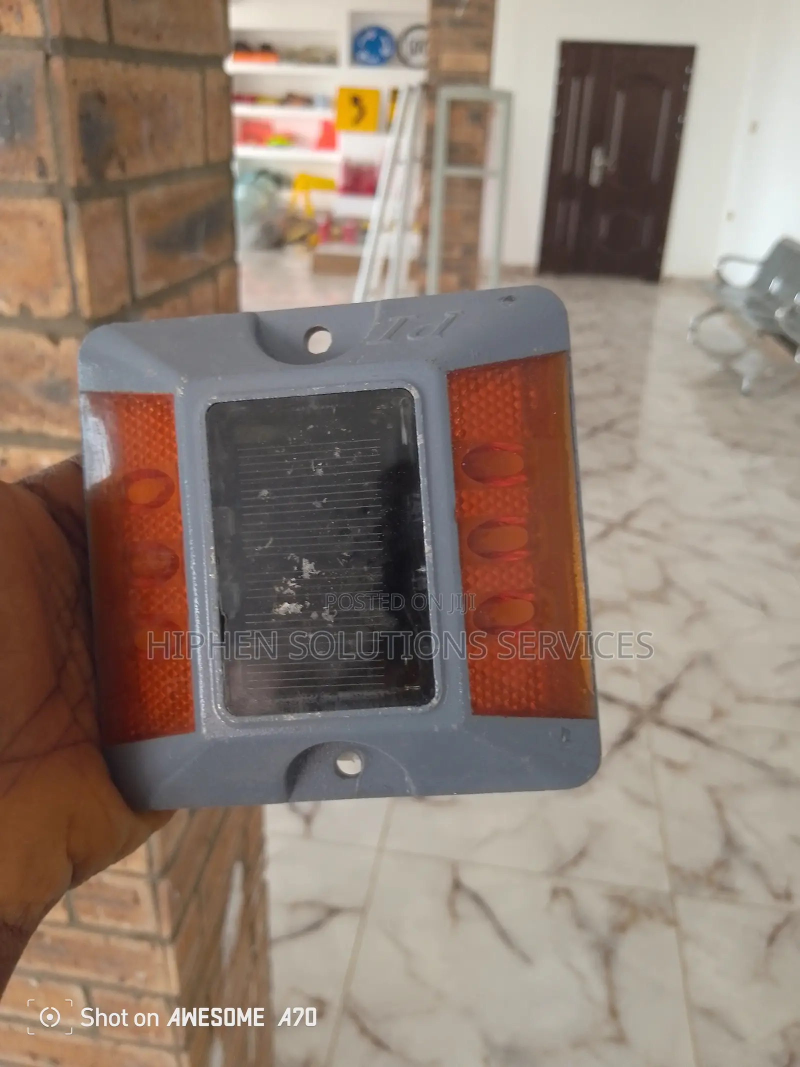 Dirveway Aluminium Cat Eye Reflector Solar Road Stud