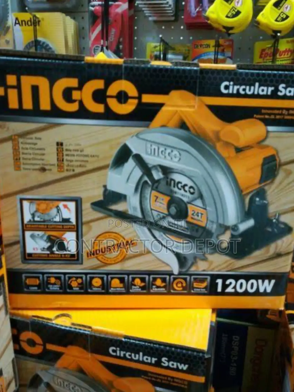 Ingco Circular Saw 1400W 185mm CS18538 INDUSTRIAL