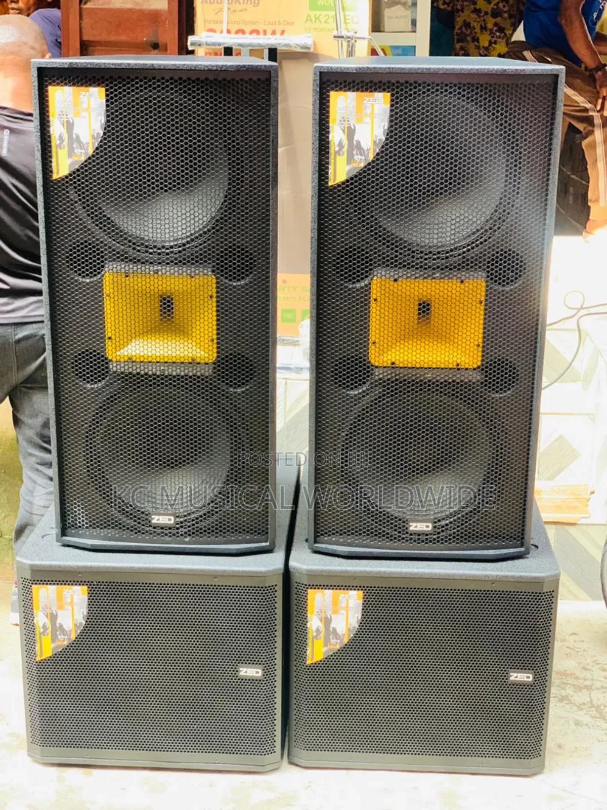 Quality ZED Full Range Speakers and Subwoofer