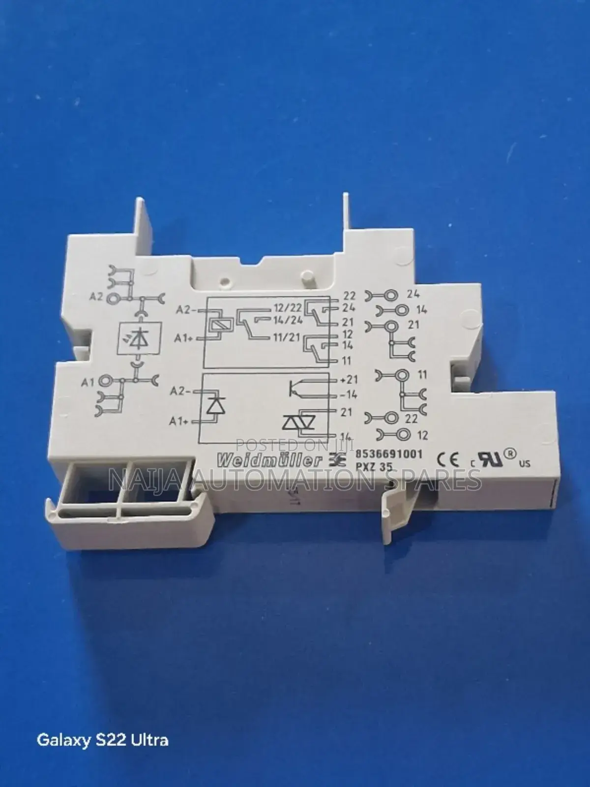 Weidmuller PXZ 35 Sockel Z-Feder 8536691001