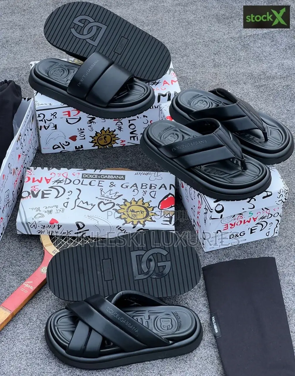 Original Dolce Gabbana Big Sole Slippers Collections