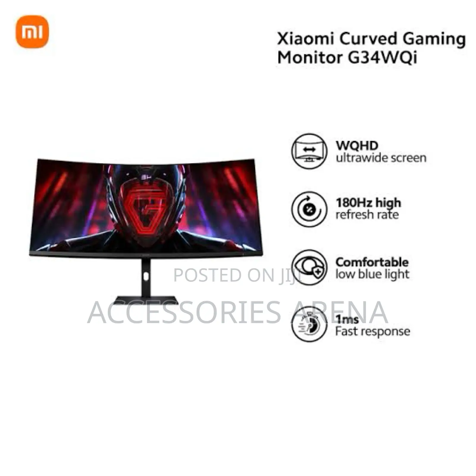 Mi 34” Curved Gaming Monitor.