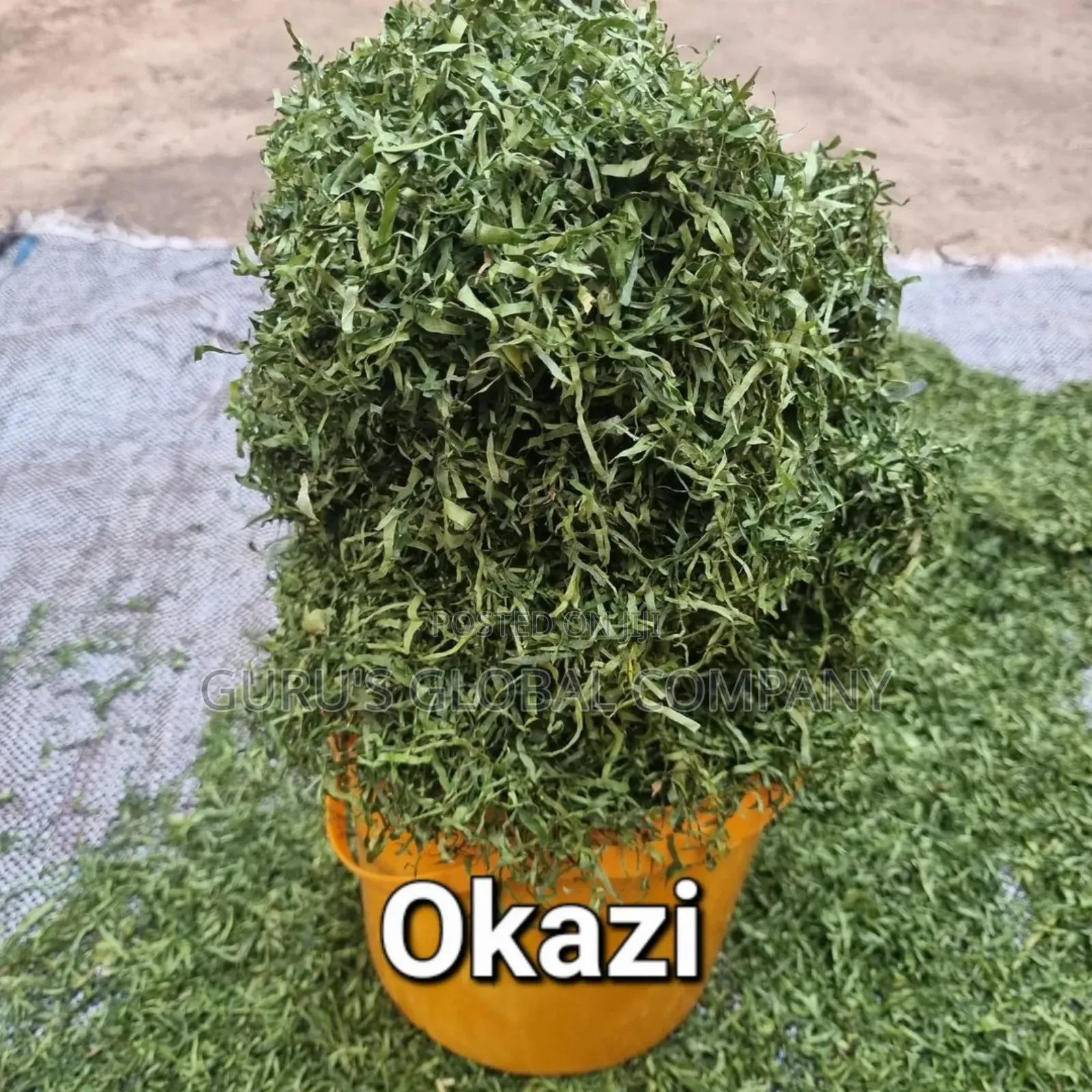 Dehydrated Okazi Leaf