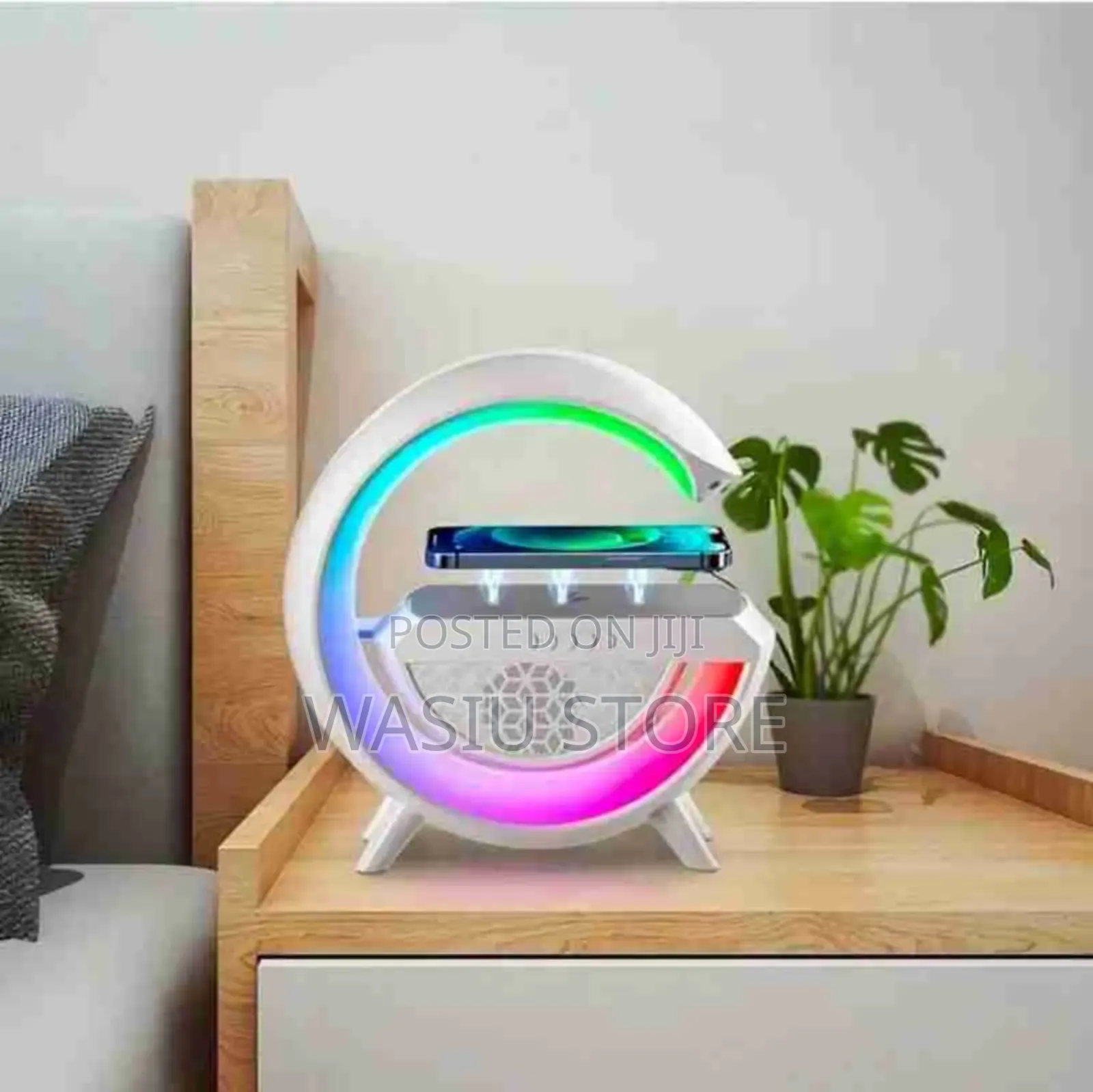RGB Light Bluetooth Speaker With Wireless Charger