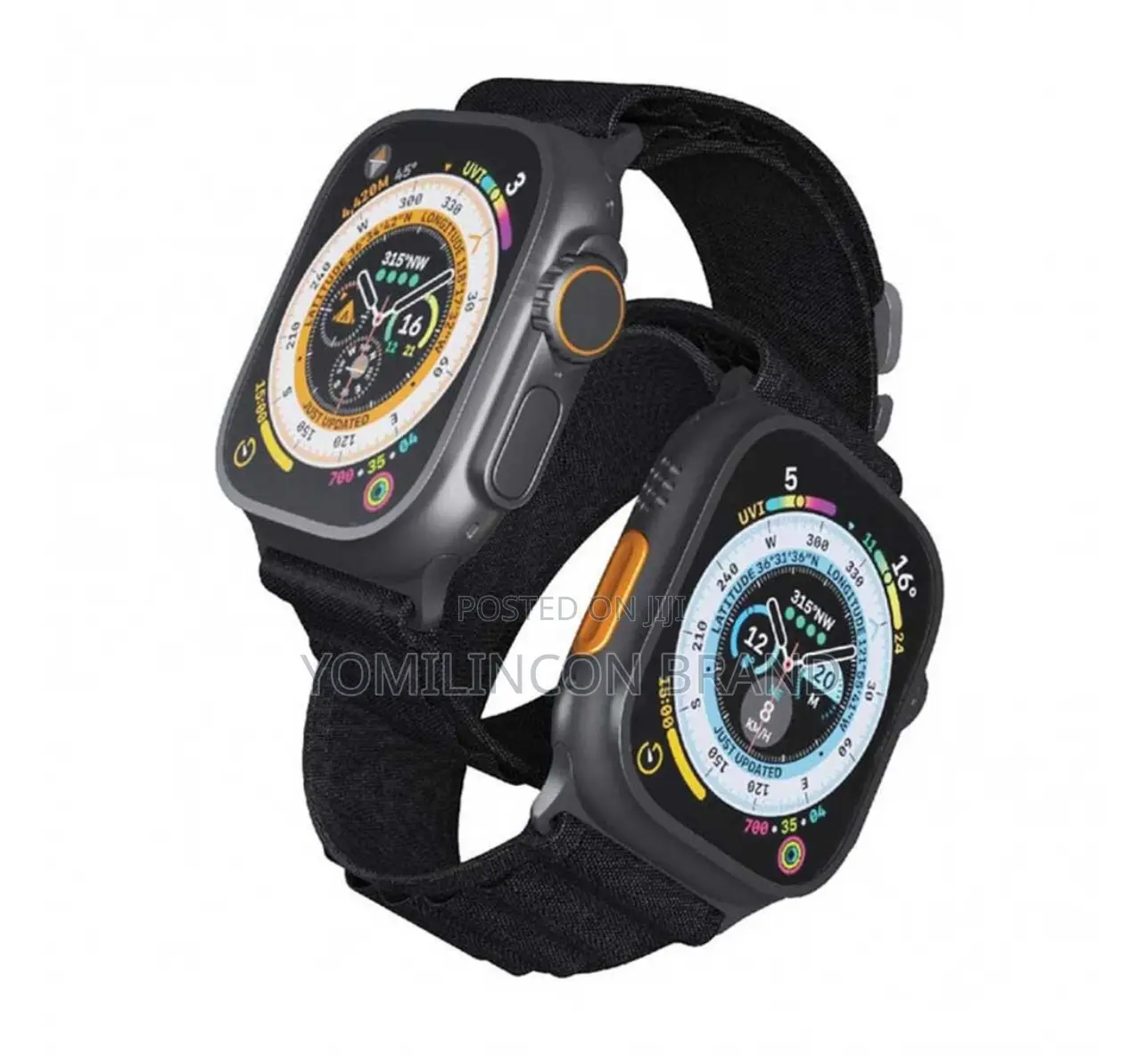 Porodo Ultra Space Smart Watch 2.1" Wide Screen - Black