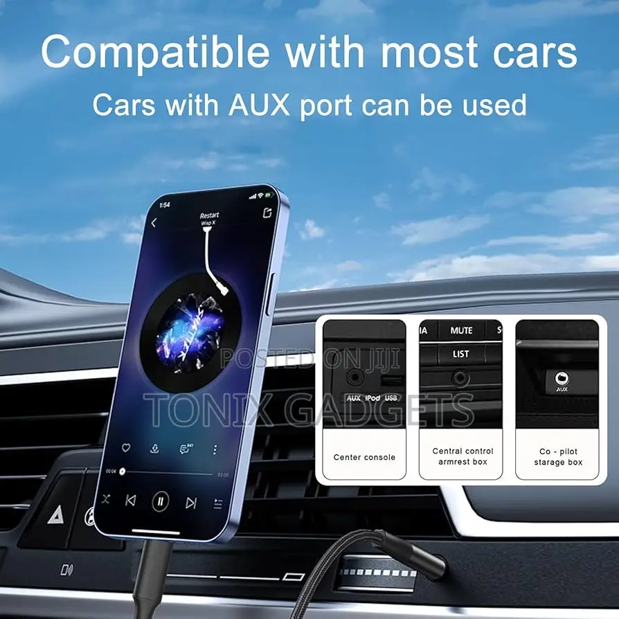 Lightning to 3.5mm Aux Audio Adapter Cable