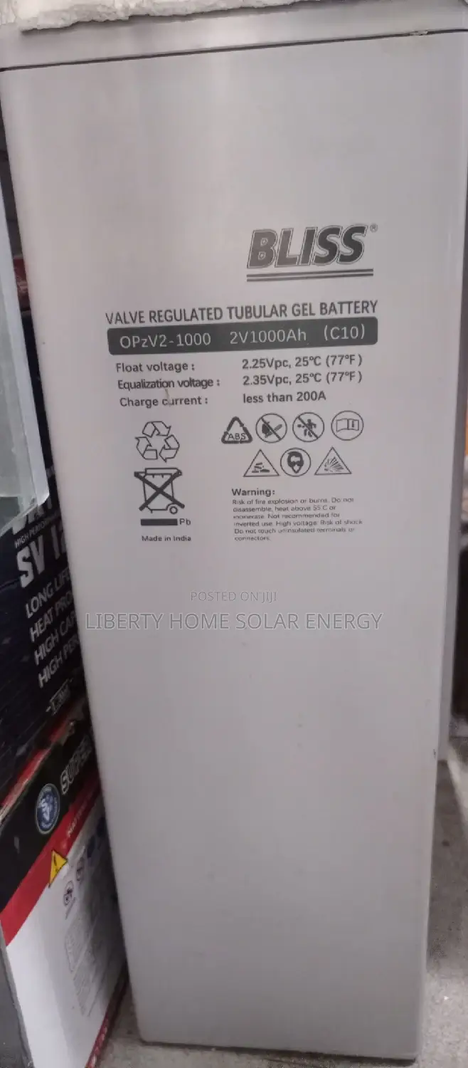 Bliss 2v/1000ah Battery