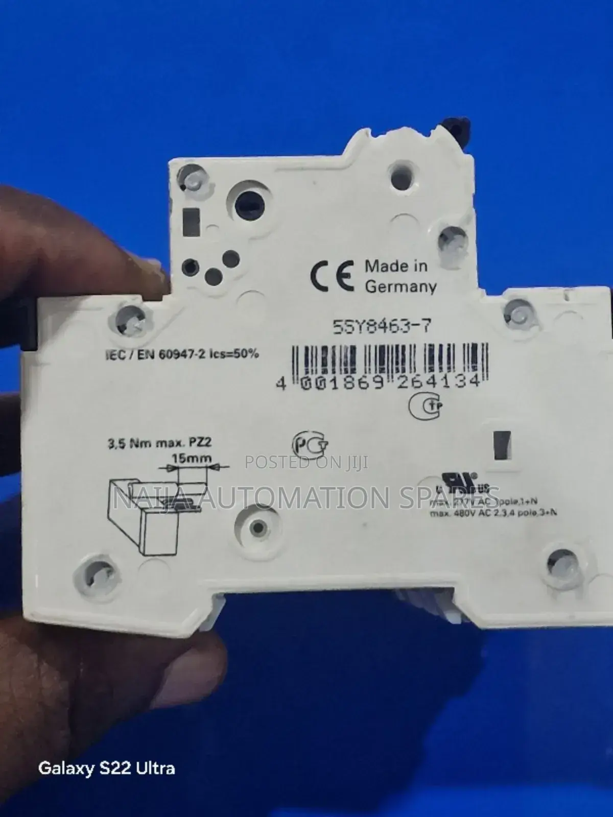 Siemens - 5sy8463-7 Miniature Circuit Breaker 400 V ,4P, 63A