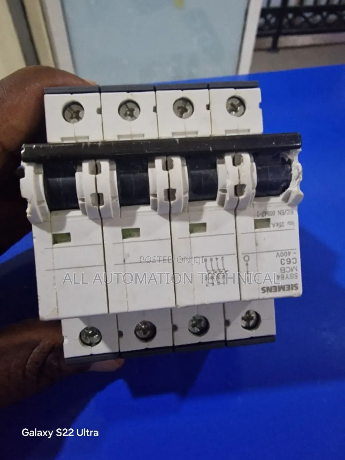 Siemens - 5sy8463-7 Miniature Circuit Breaker 400 V ,4P, 63A