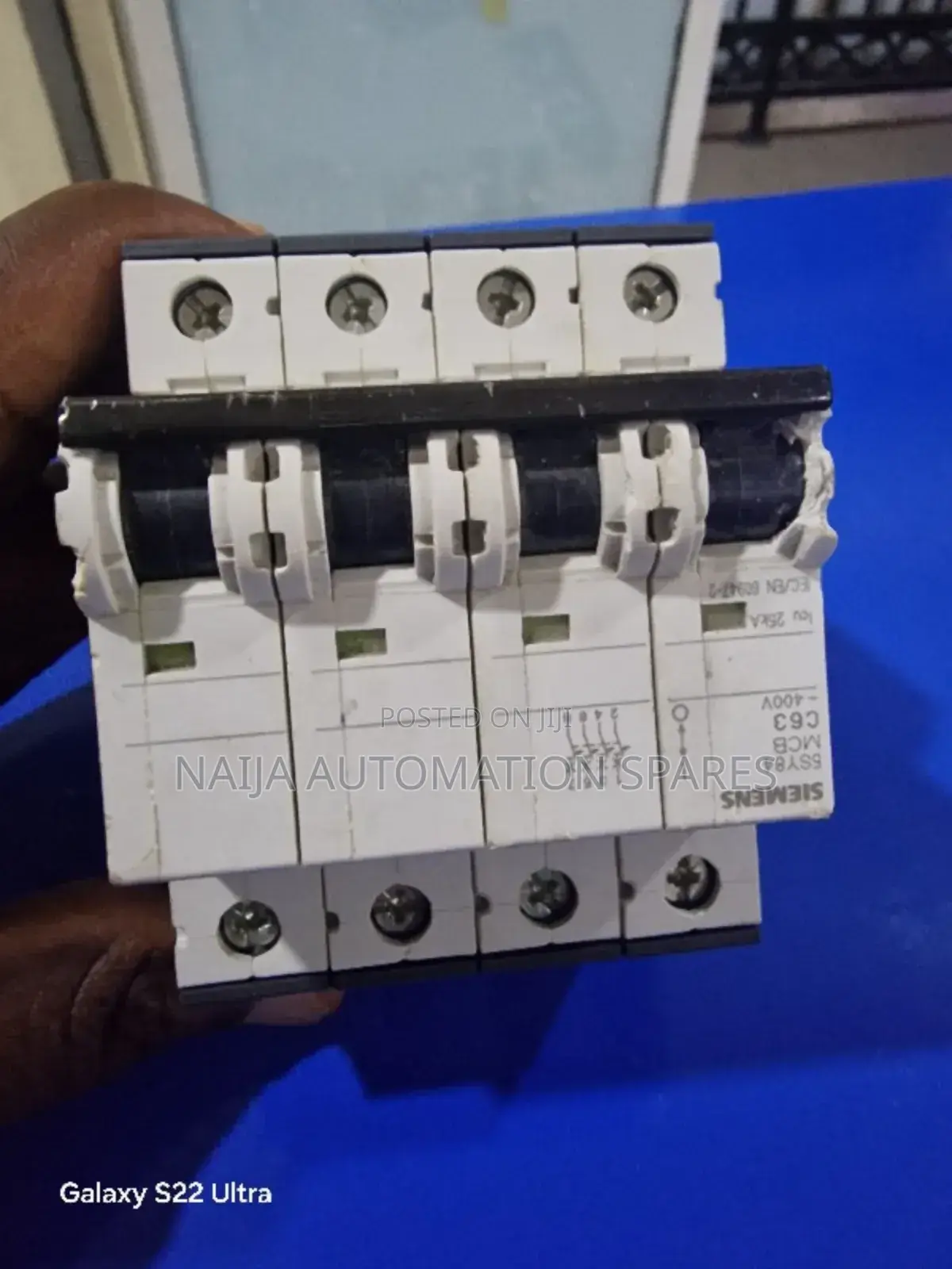 Siemens - 5sy8463-7 Miniature Circuit Breaker 400 V ,4P, 63A