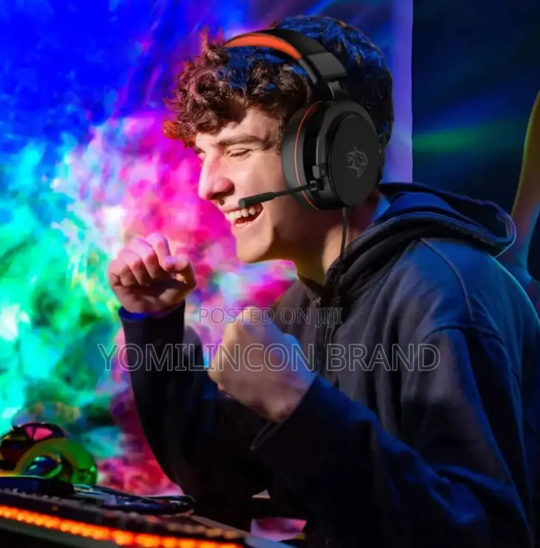 Porodo Gaming PC RGB ENC Gaming Headphones - Black
