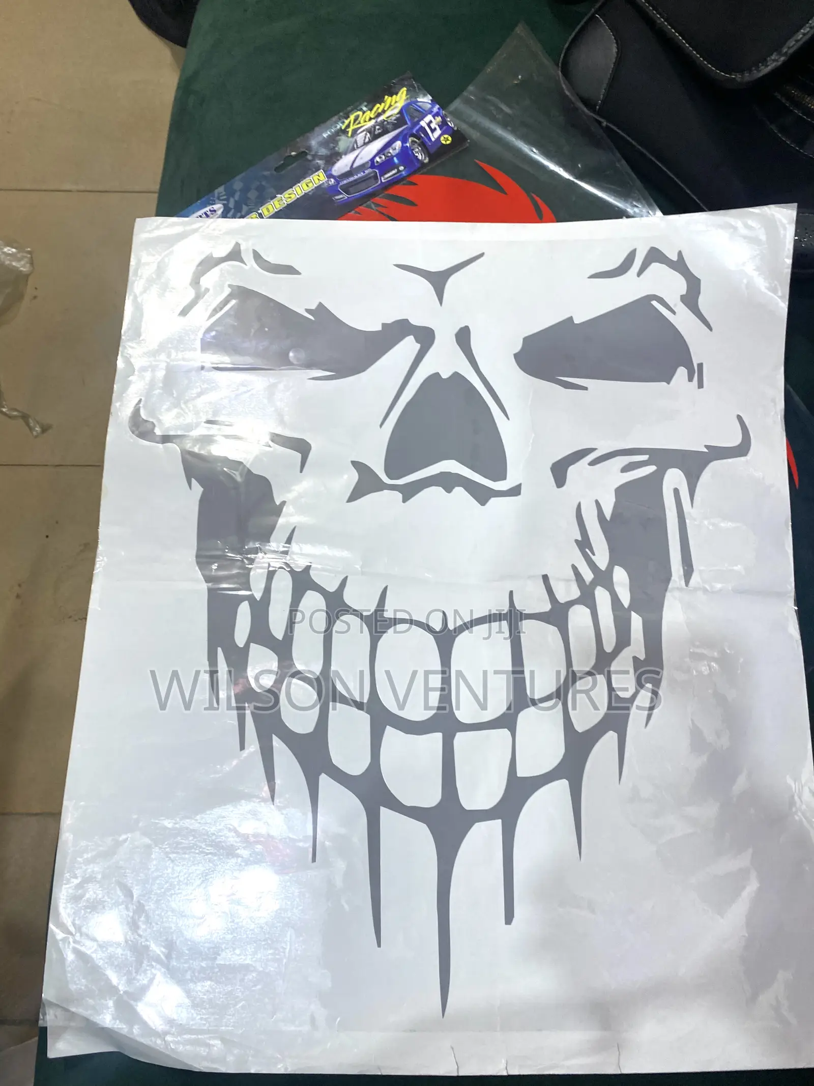 Skull Car Body Sticker