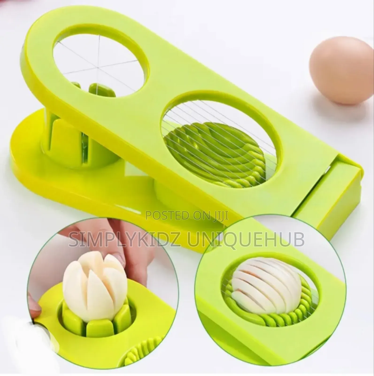 Egg Slicer 2 in 1 Boiled Egg Cutter