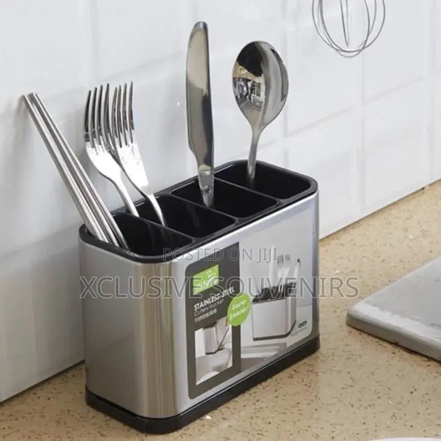 Stainless Steel Countertop Cutlery Rack/Organizer