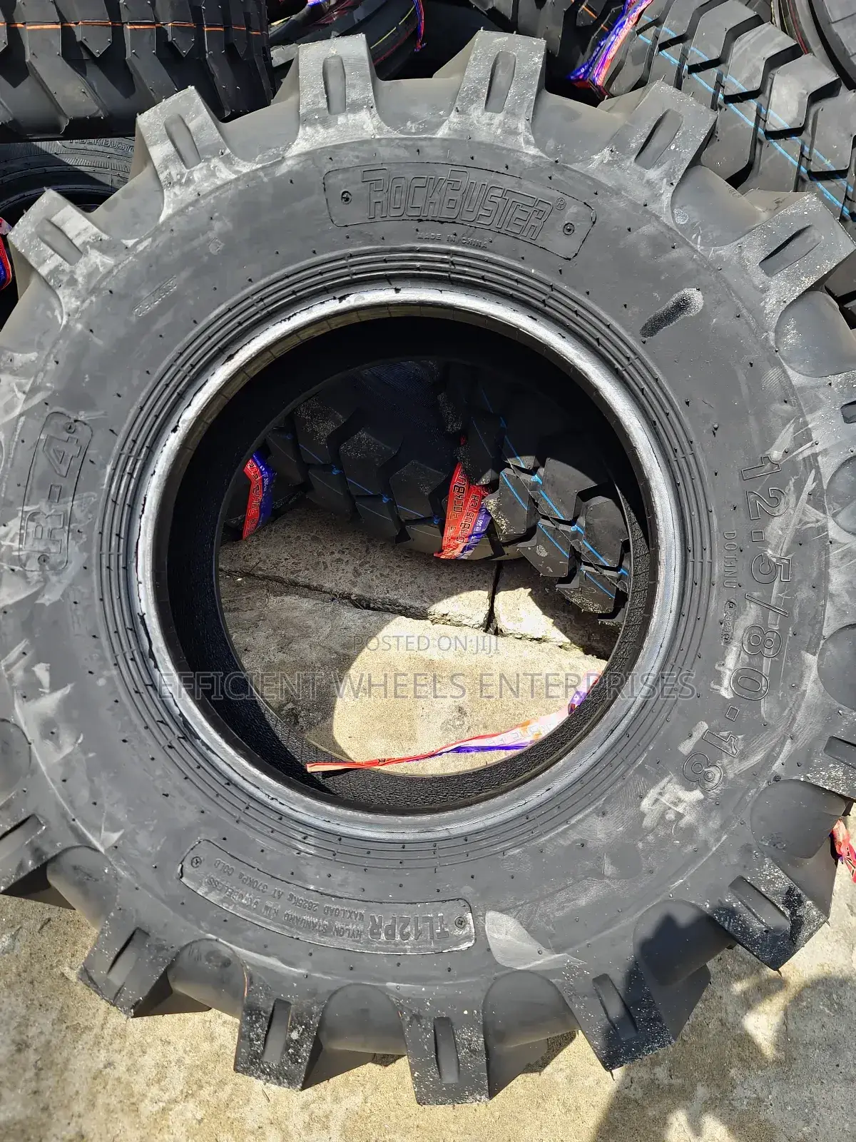 12.5/80r18 Rockbuster 14ply Caterpillar Backhoe Front Tyre