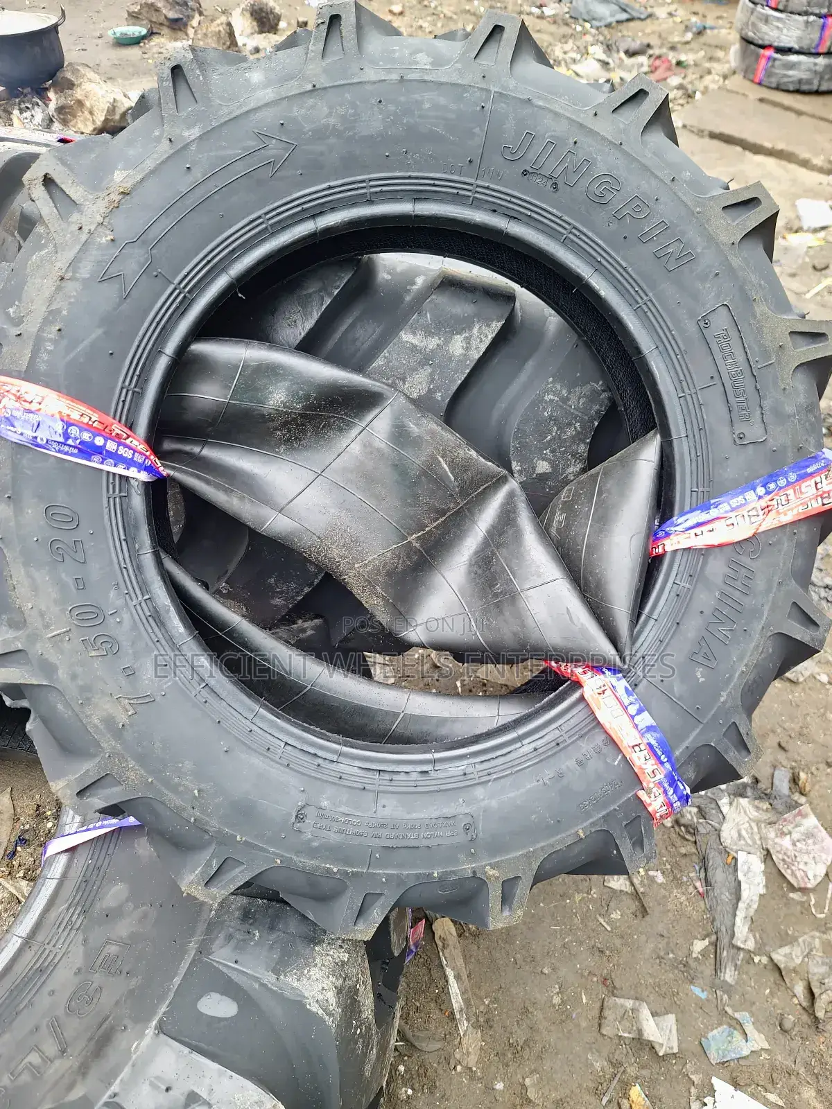 7.50-20 10ply ROCKBUSTER Caterpillar Front Tyre