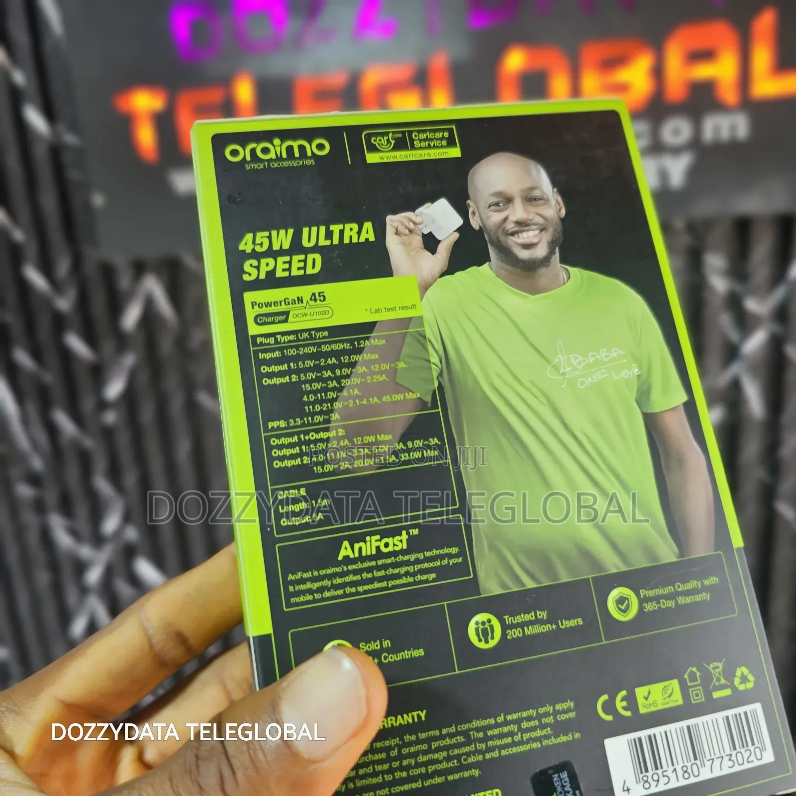 Oraimo Powergan 45w Charger