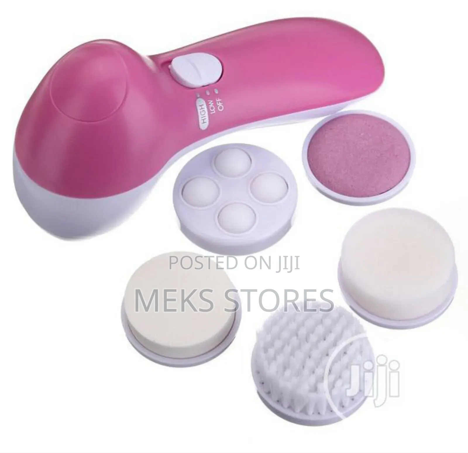 5 In 1electric Cleansing Face Massage Brush Skin Care Spa