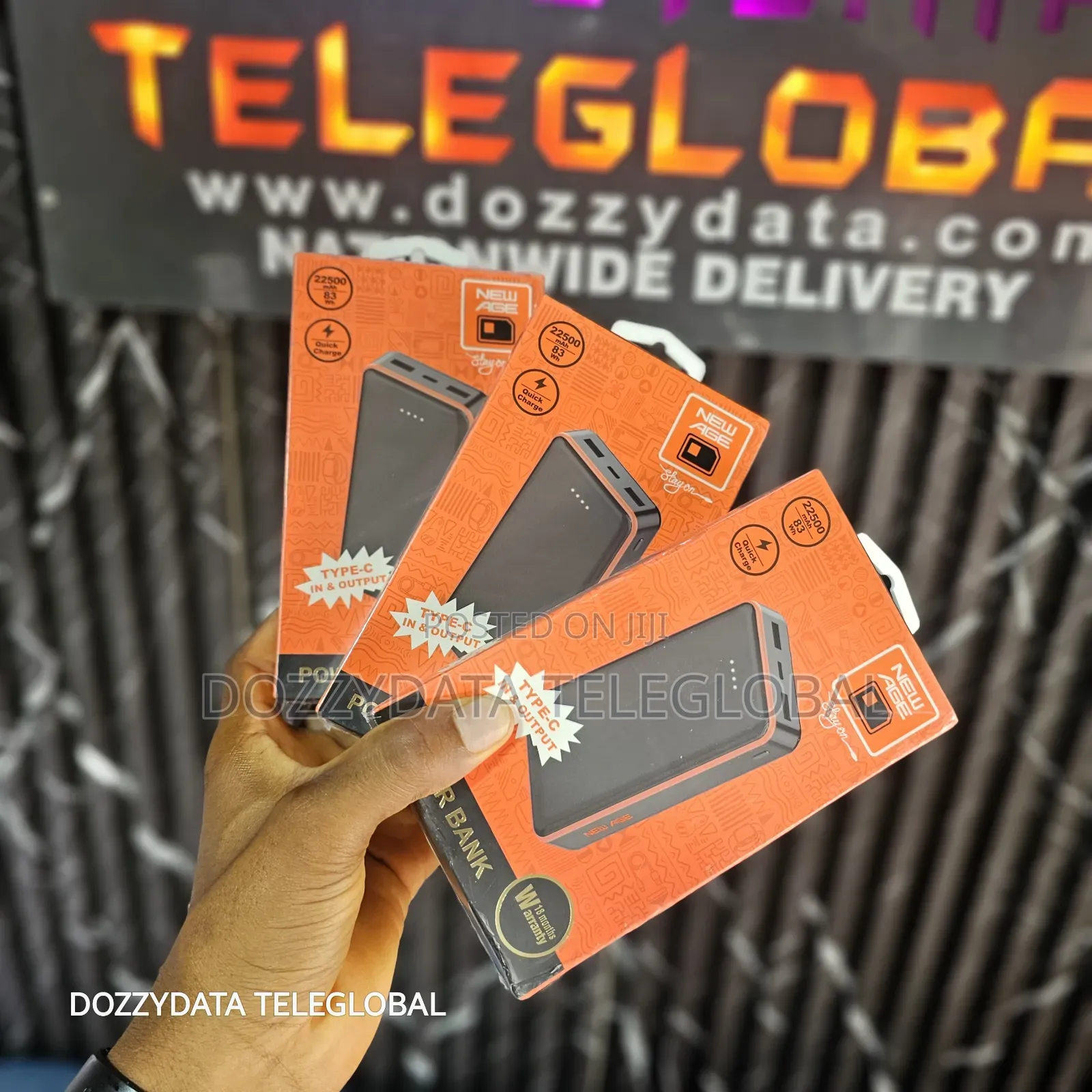 Newage 22500mah Type C Input and Output Powerbank