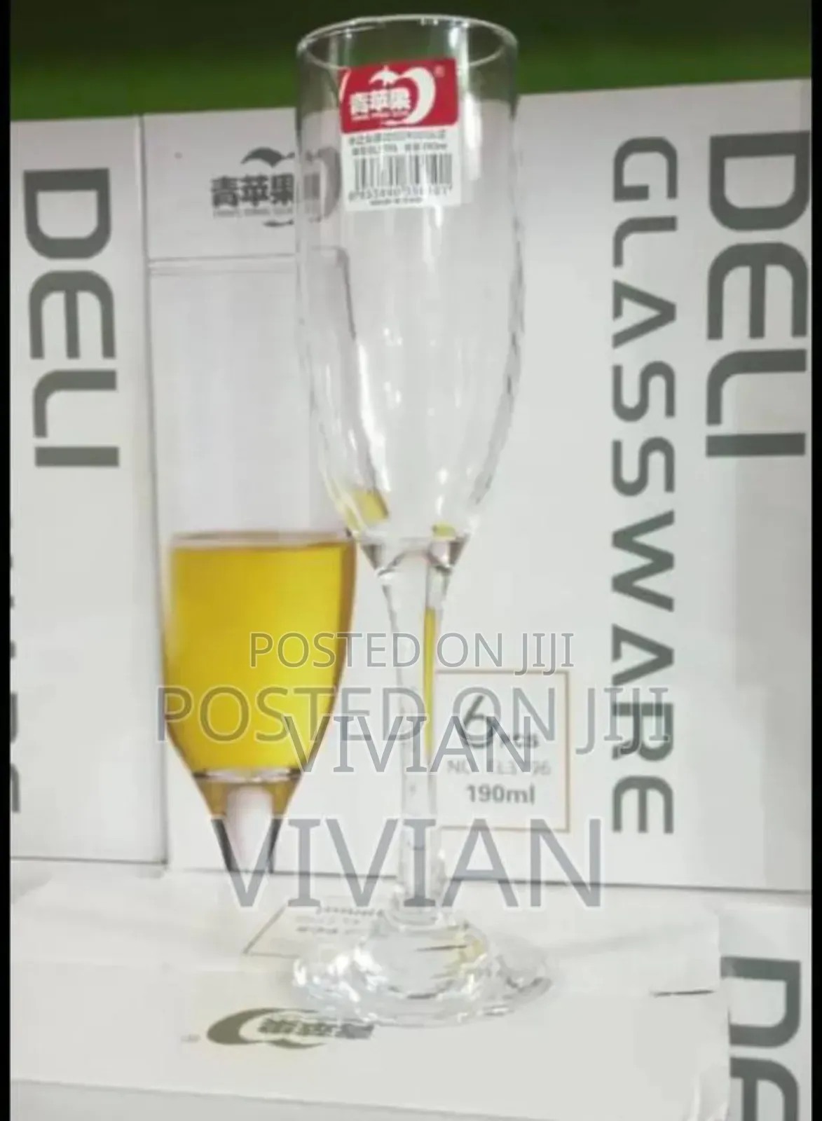 6pcs Champagne Glass Cup
