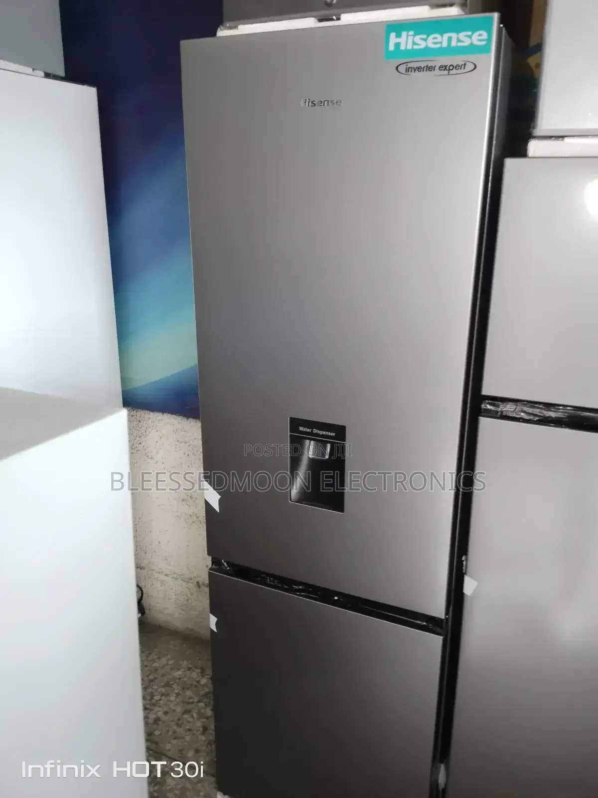 Hisense Inverter Dispenser Fridge 3 Years Garranty