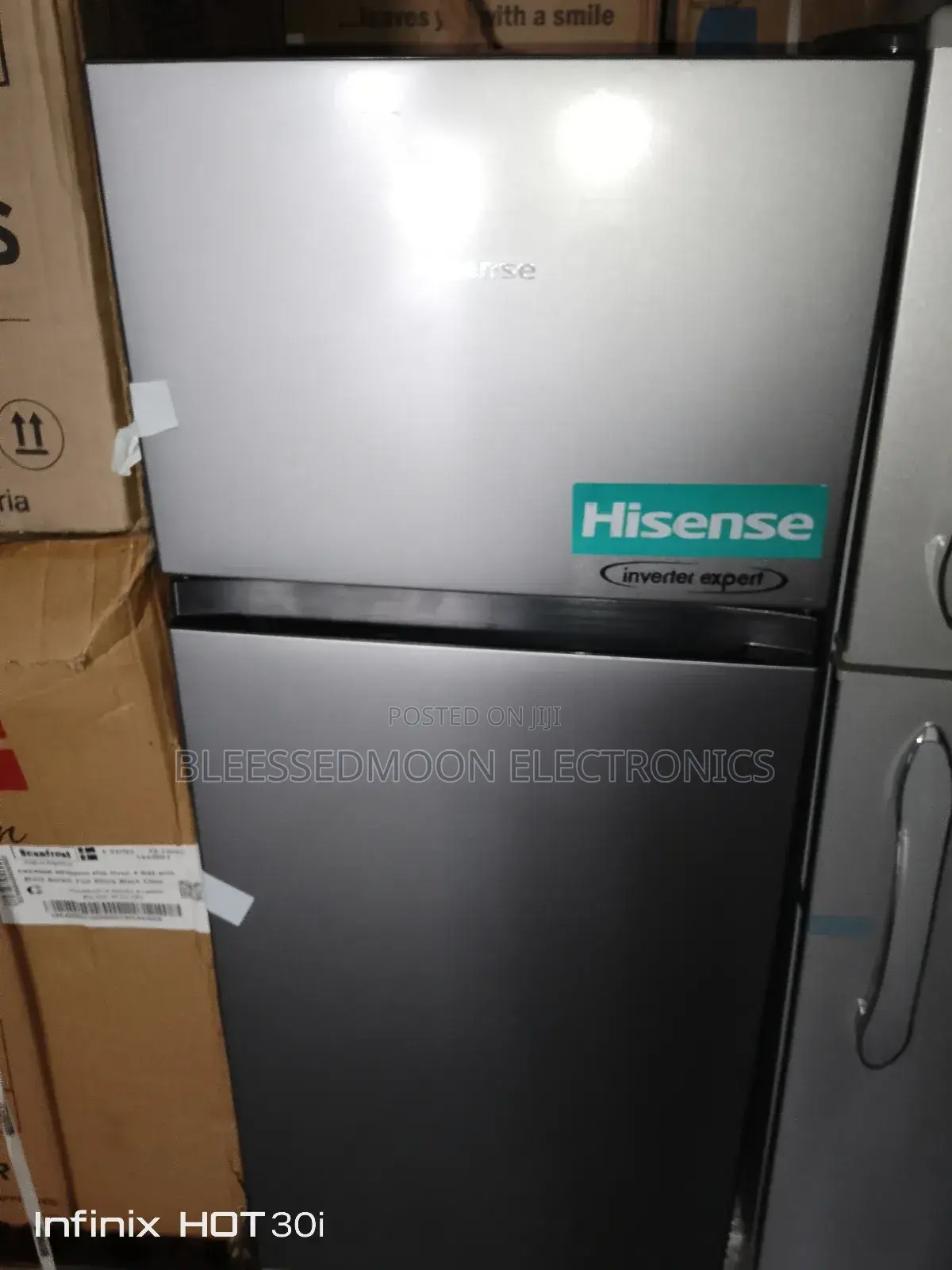 Hisense Inverter Standing Fridge 3 Years Warranty