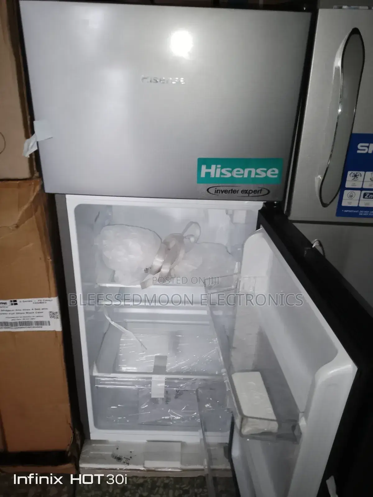Hisense Inverter Standing Fridge 3 Years Warranty