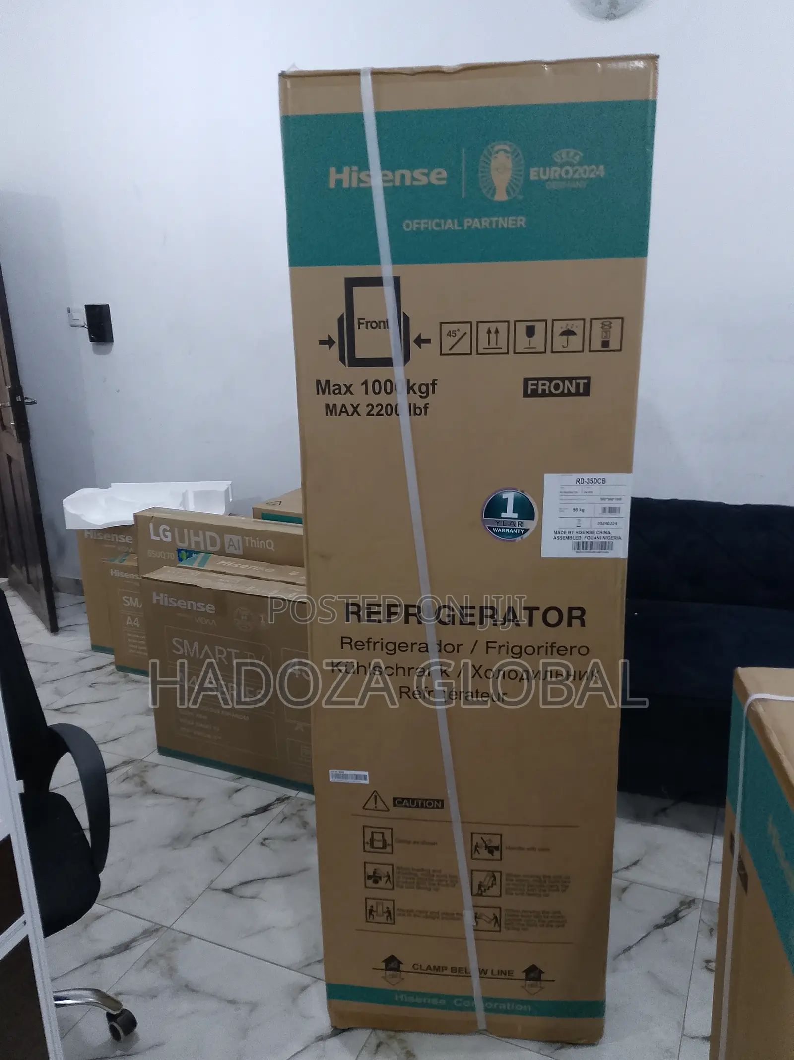 Original New Hisense Refrigerator 264L
