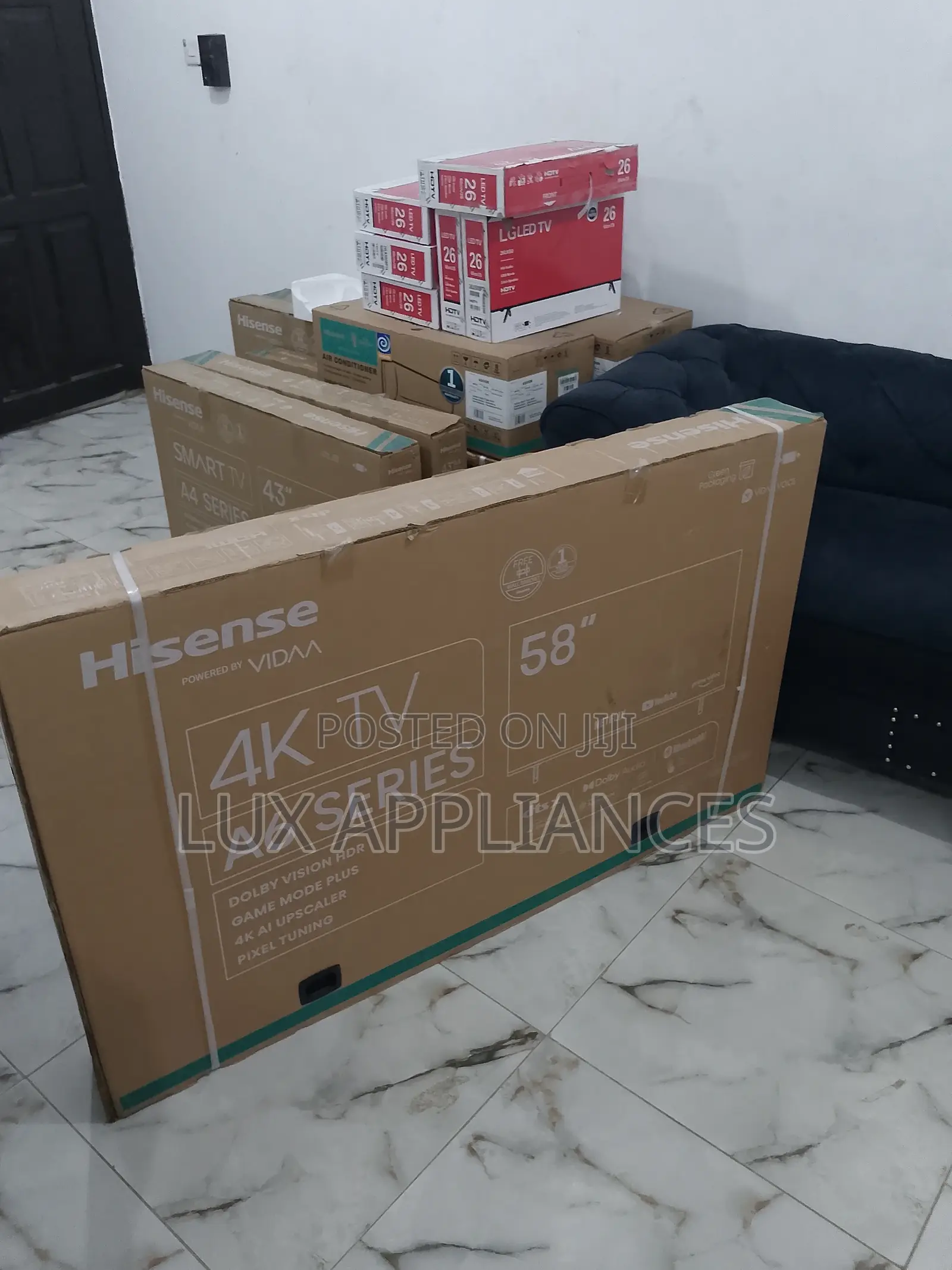 Power Saving Hisense 58 Inches With Wifi Connection Input