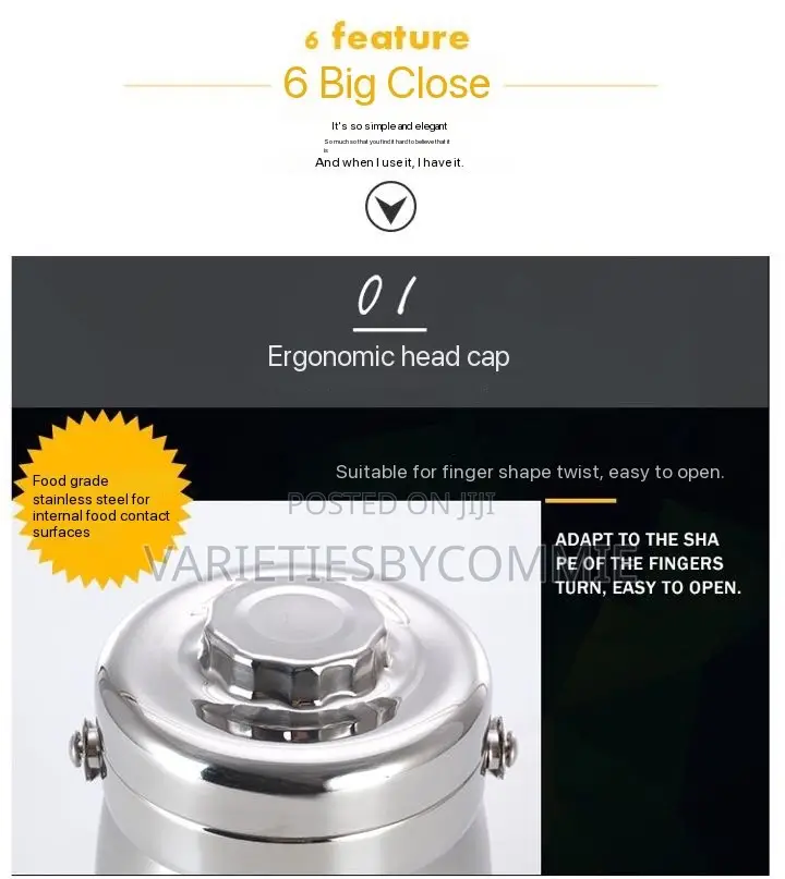 Food Thermos Insulated Stainless Steel Flask