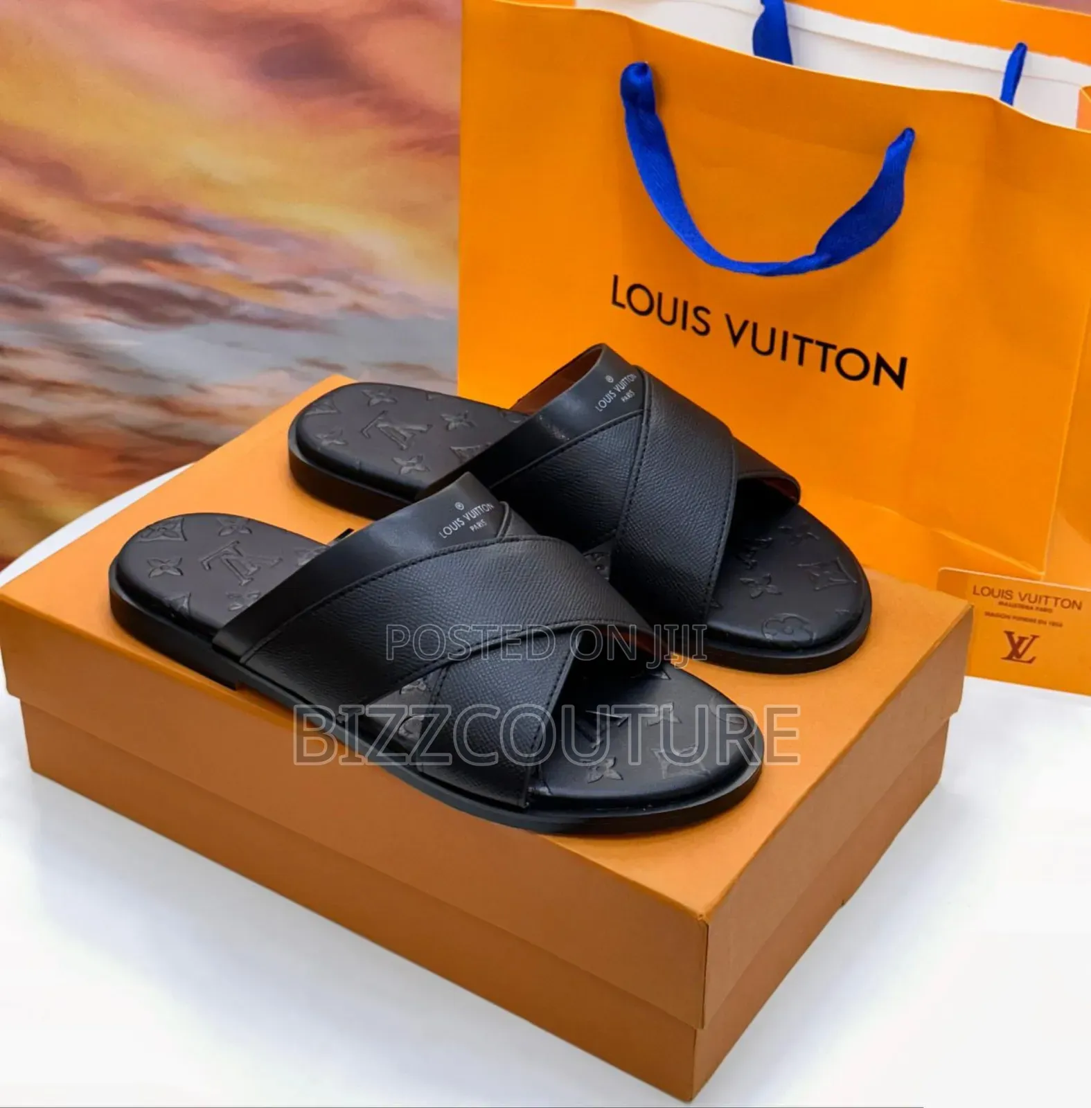 Original LOUIS VUITTON Slippers Available in Store