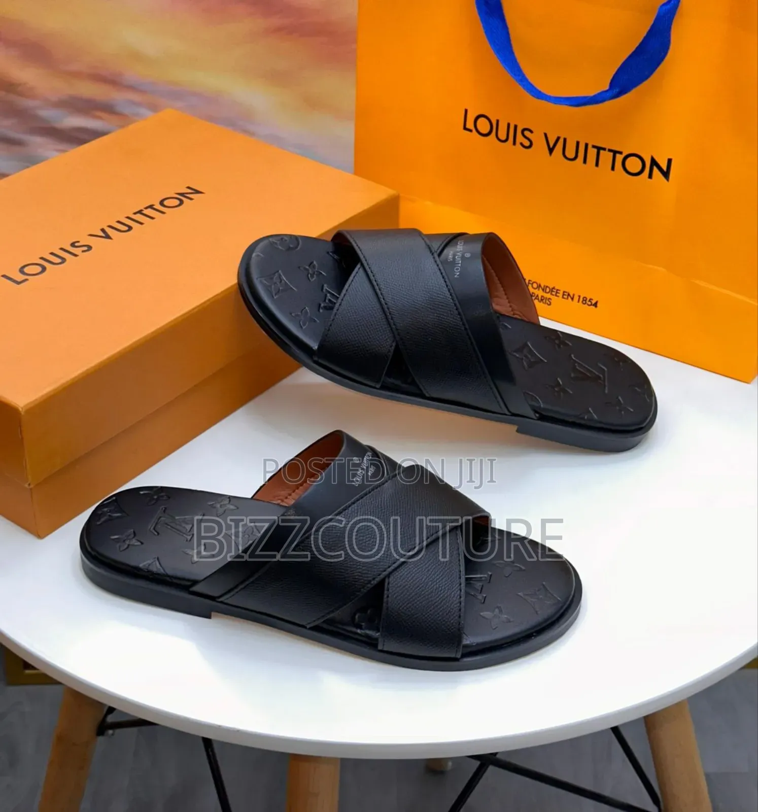 Original LOUIS VUITTON Slippers Available in Store