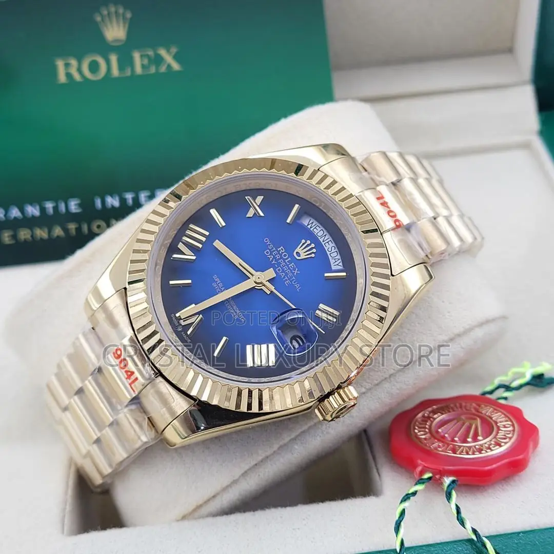 Rolex Quality Luxury Men Chain Wristwatch