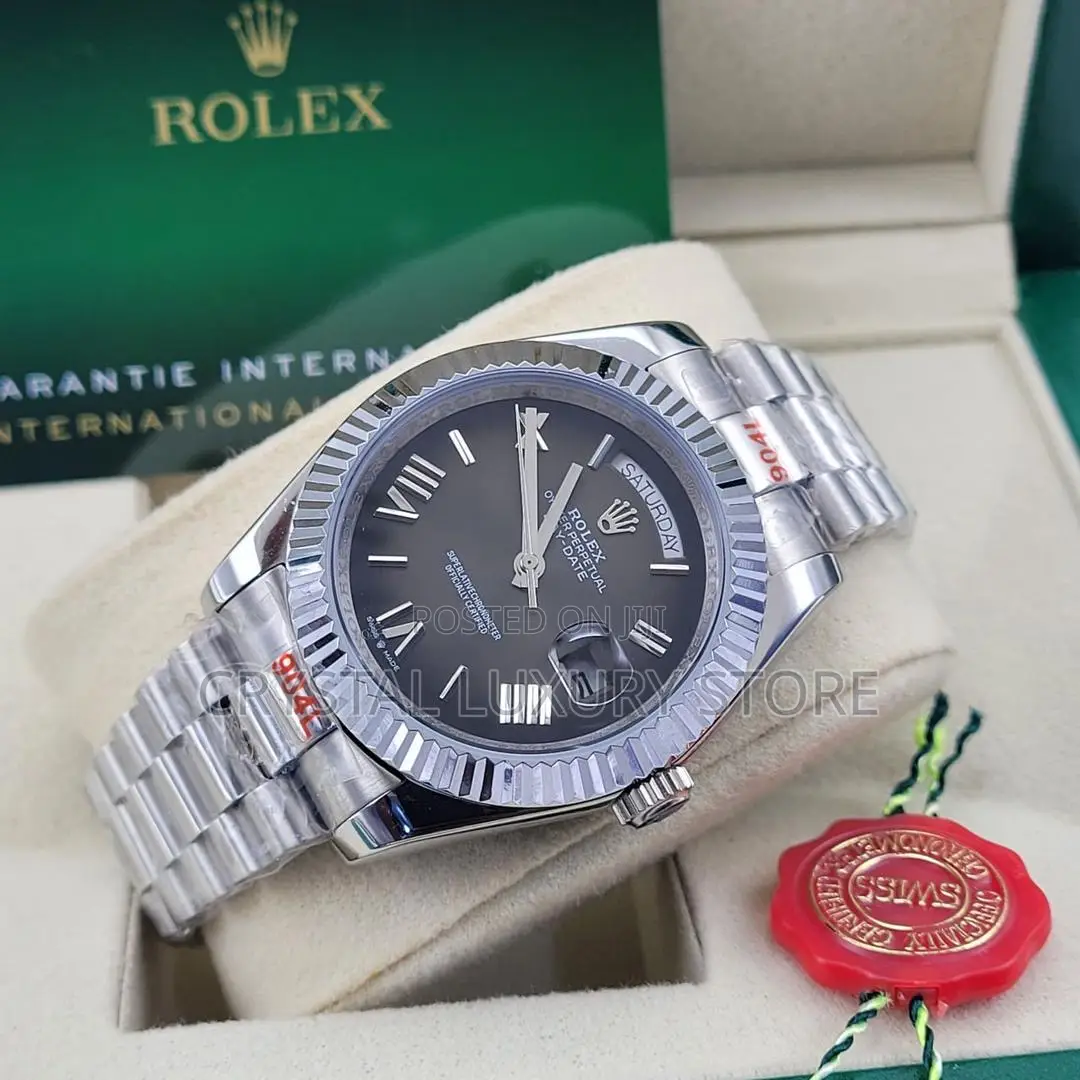 Rolex Quality Luxury Men Chain Wristwatch