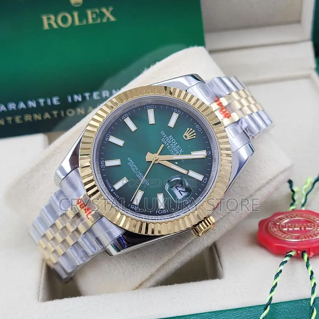 Rolex Quality Luxury Men Chain Wristwatch