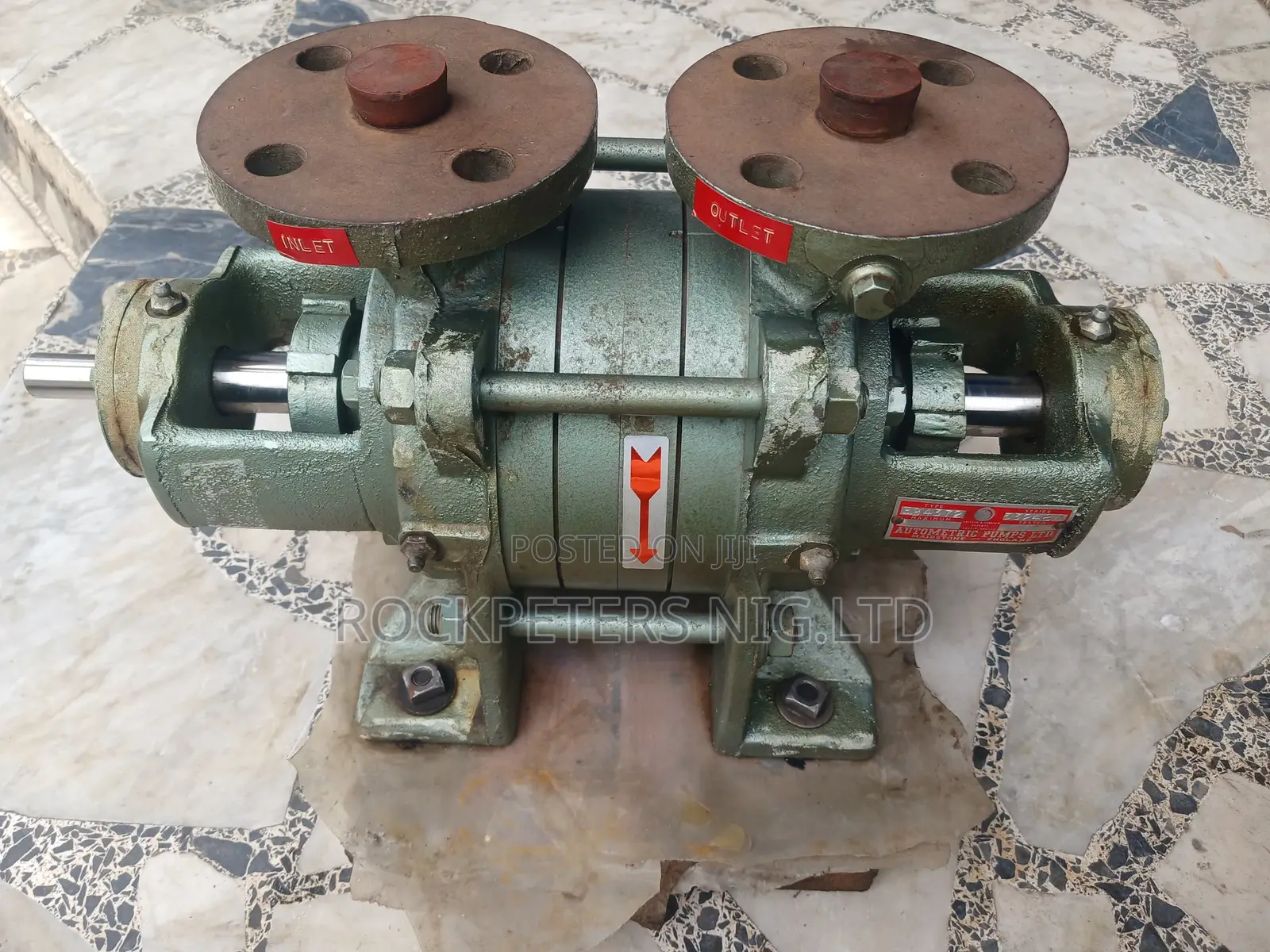 Bb437 Single Stage Liquid Ring Vacuum Pump (Flat Sided Port)