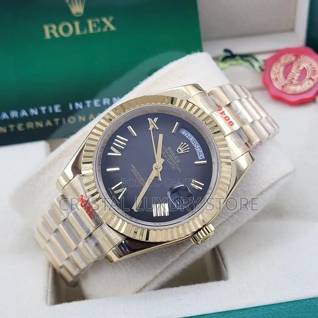 Rolex Quality Luxury Men Chain Wristwatch