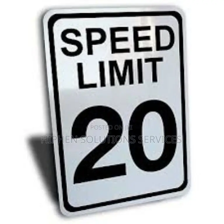 Traffic Road Sign For 20mph