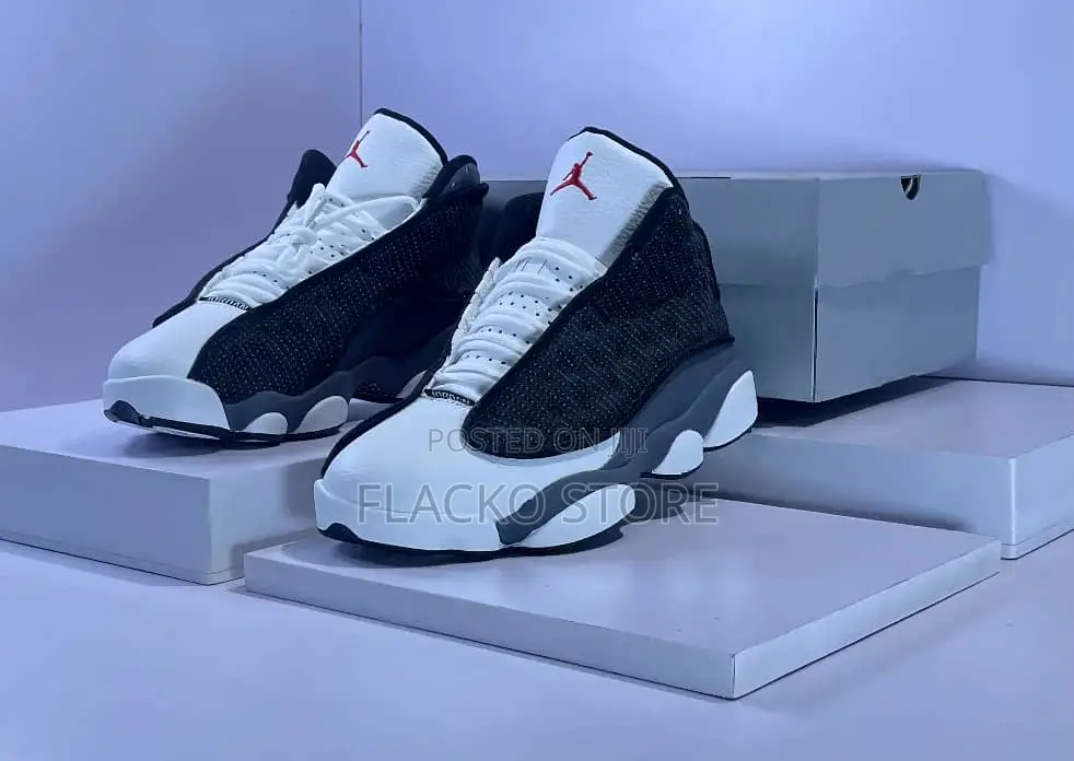 Original Air Jordan 13 Retro Black Flint Sneakers Available