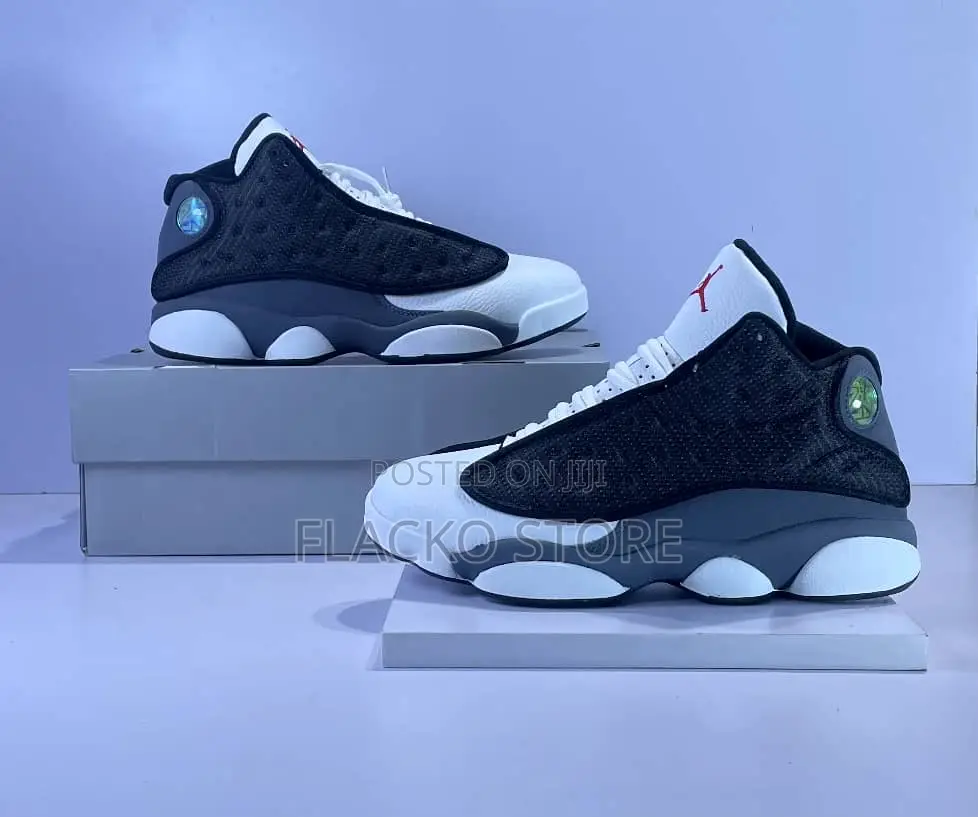 Original Air Jordan 13 Retro Black Flint Sneakers Available