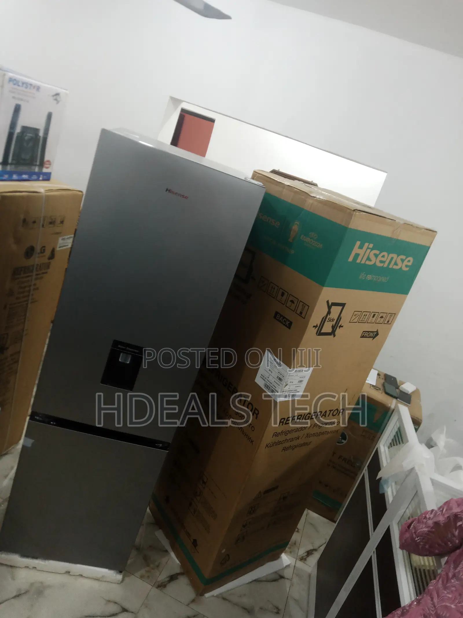 Hisense Ref-35dcb-Rd Double Door Bottom Freezer .