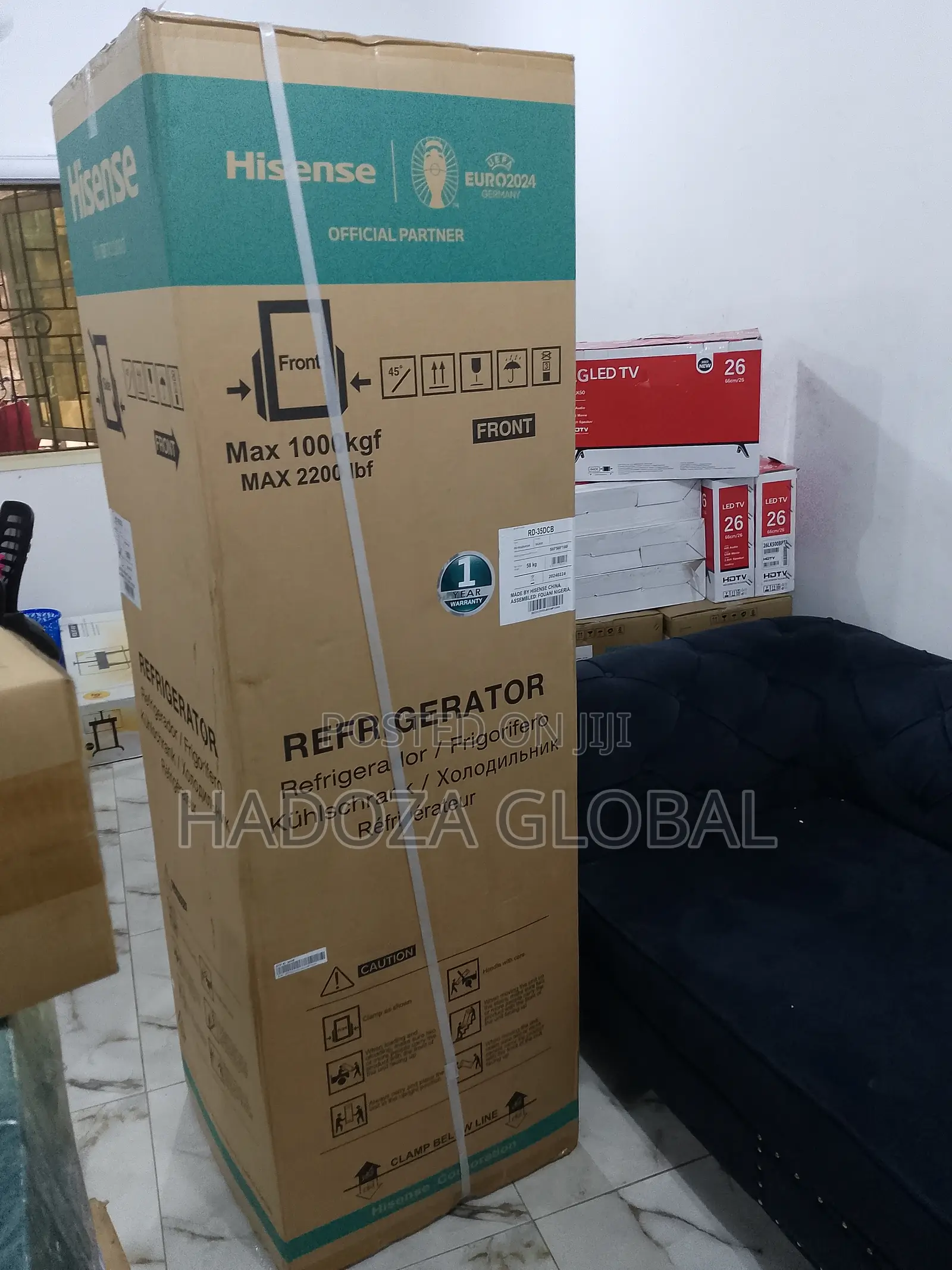 New- In Hiense Bottom Freezer 264L