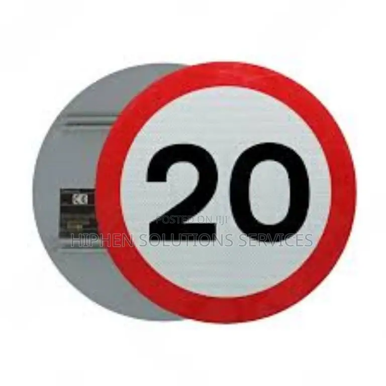 Speed Limit Sign - Maximum 20 Km/H