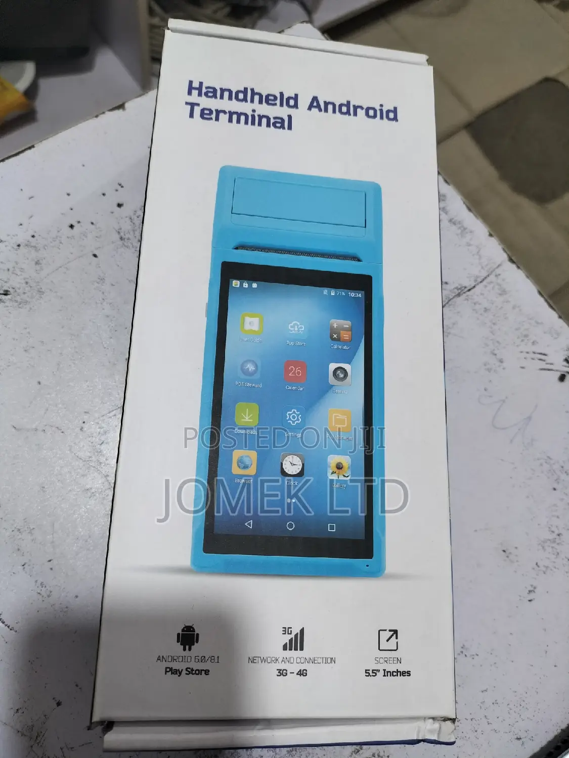 Android Pos Terminal Receipt Printer, 5.5-Inch 3g,4g