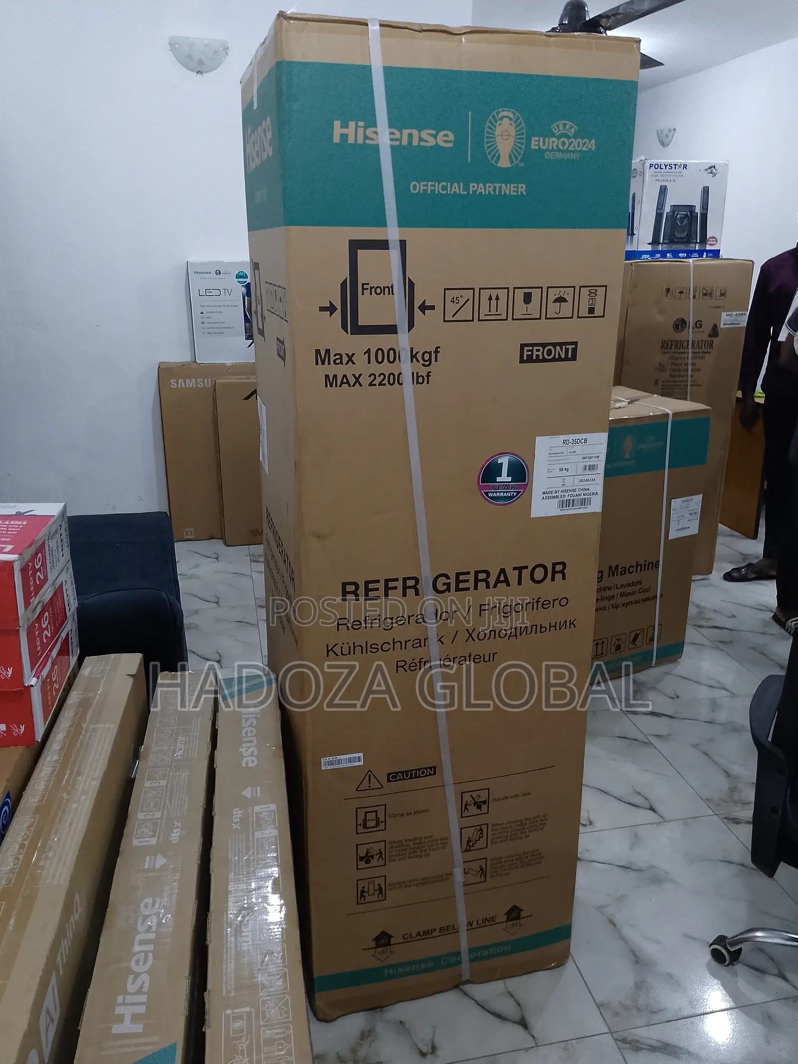 264L Double Door Hisense Refrigerator RD35DCB