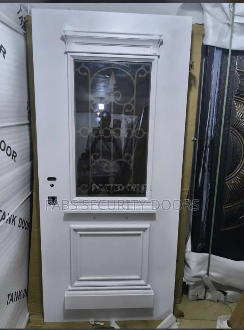 White Steel Door