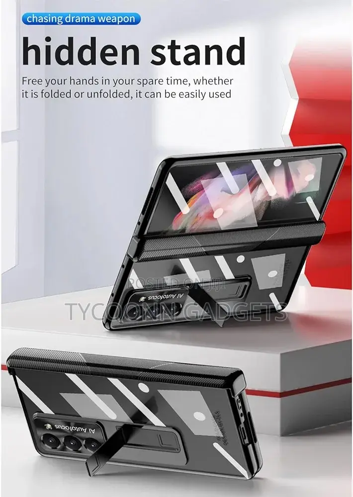Translucent 360 Cover Case for Samsung Z Fold 5 5G