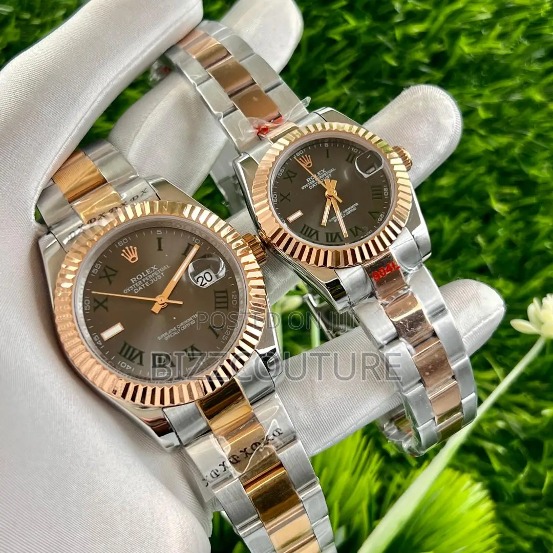 Original Rolex Oyster Perpetual Date-Just Silver Chain Watch