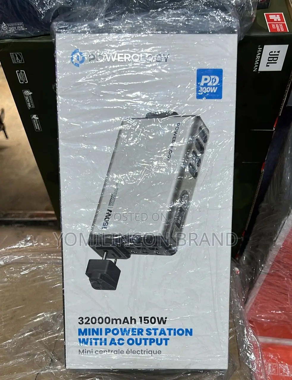 Powerology 32,000mah Mini Power Station With AC Output 150