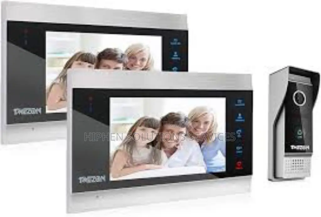 Wifi Video Doorbell 7in Ultra‐Thin TFT Display for Home Safe